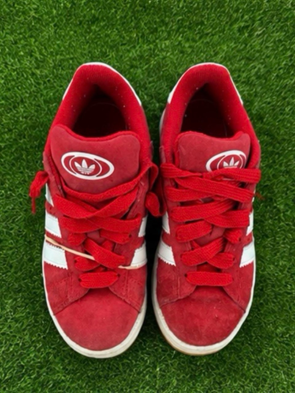 adidas Red and White Kids Sneakers